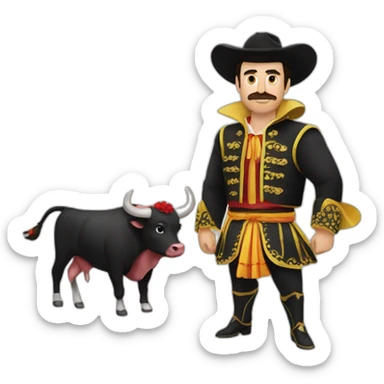 roca-rey-bullfighter sticker