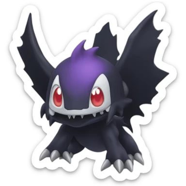 Darkrai Pokémon spectre sticker