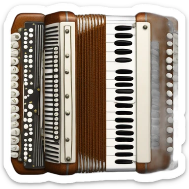 Erlandskian Kahalat Button Accordion Instrument sticker