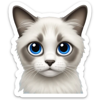 Ragdoll with Blue point  sticker