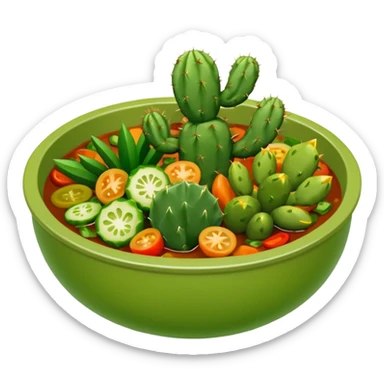 guisado de nopales sticker