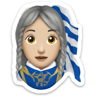 Republic Yakutia flag emoji sticker