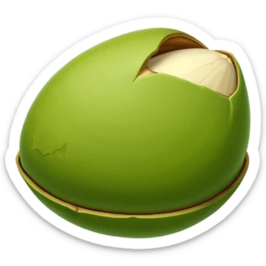 Pistachio emoji sticker