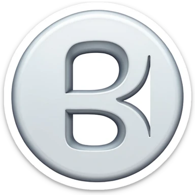 Generate the letter R with a white background in emoji form. sticker