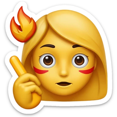 nude teenage girl about to squirt some cum sticker