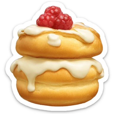 Choux a la crème sticker