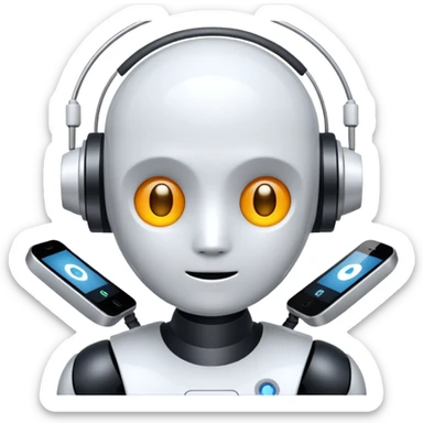 Woman eating poop sticker