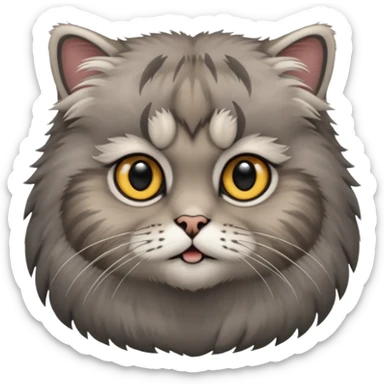 a Pallas's cat sticker