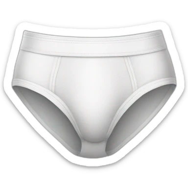White briefs sticker
