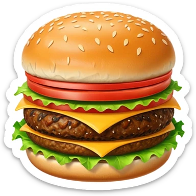 Burger king sticker