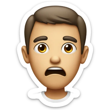 confused and. flabbergasted  sticker