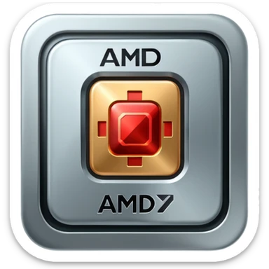 AMD processor sticker