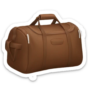 Brown sports bag sticker