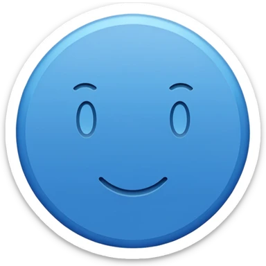 just a plain circle with the color 85DFFF sticker