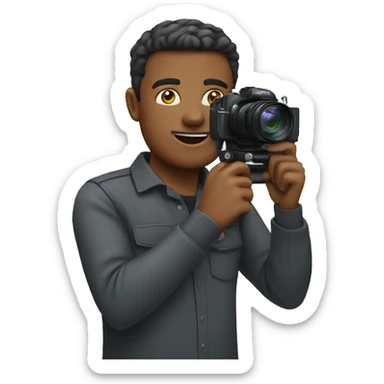 A CAMERA MAN sticker