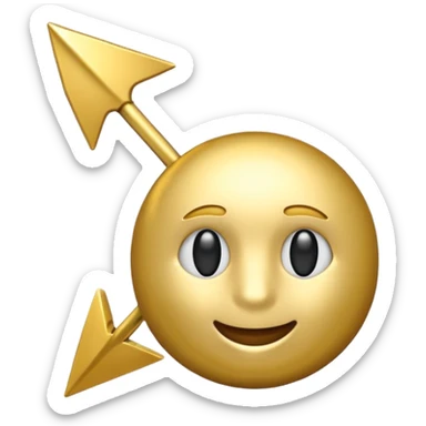 "OG" 3d emoji, arrow up sticker