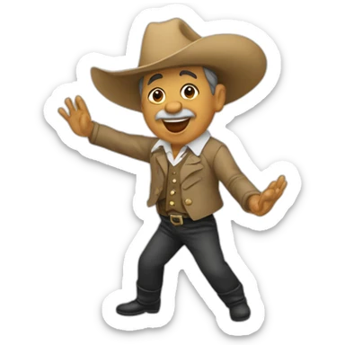chiquito de la calzada dancing sticker