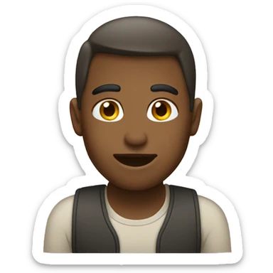 Neutral hear emoji  sticker