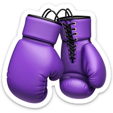 Purple box gloves  sticker