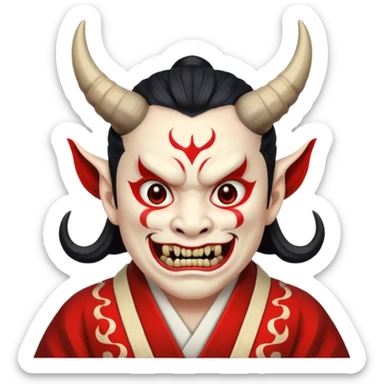 demonio japones sticker