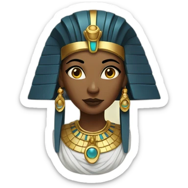Ancient Egypt priestess sticker
