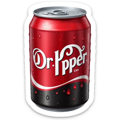 Dr Pepper can  sticker