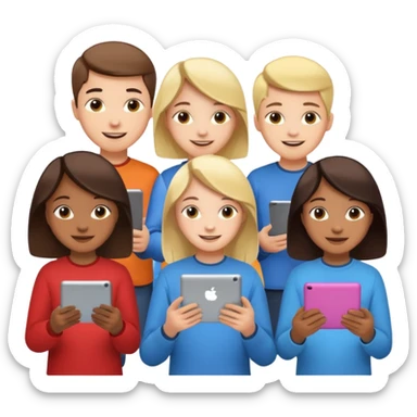 Your design should directly reflect the issue of cyberbullying or safe internet use. It should convey a positive message focused on empathy, support, or solutions. The design should be consistent with the overall spirit of the "Digital Guardians" project. sticker