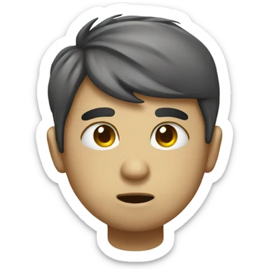 Sick little guy sticker