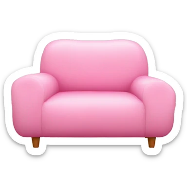 pink togo sofa single sticker