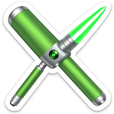 active laser pointer sticker