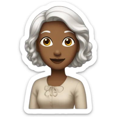 Une femme voilée bff sticker