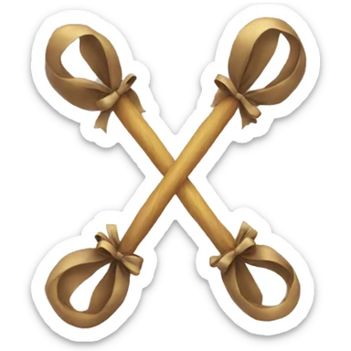 Bow with a 😝 sticker