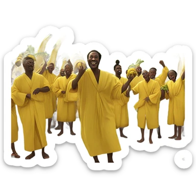 Banana cult sticker
