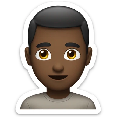 Someone giving a side eye sticker