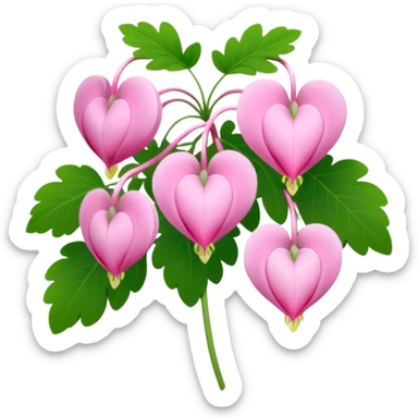 Dicentra spectabilis sticker