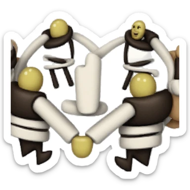 soft focus on clean canvas sticker