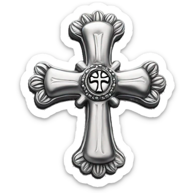 chrome hearts cross sticker