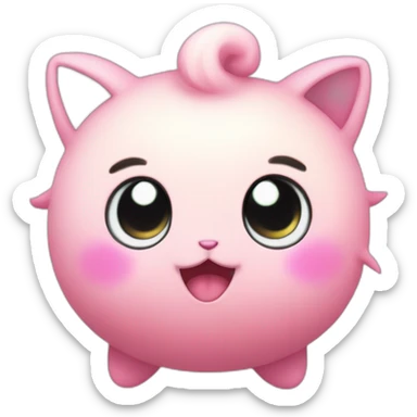 Jiggly Puff sticker