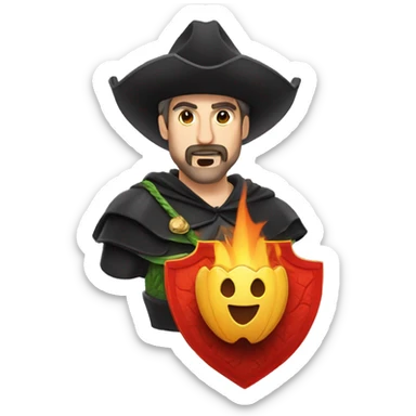 Drac de Sant Jordi fent esport sticker