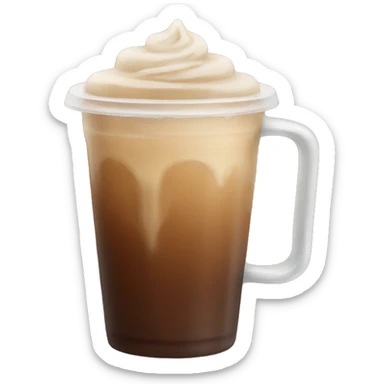 Iced coffee sticker