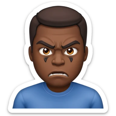 Angry arrogant is tired of idiots powerful being or engity sticker