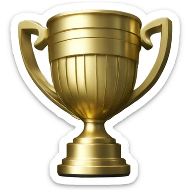 Gold plate Wimbledon trophy  sticker