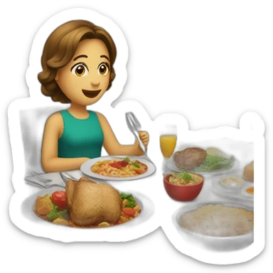 dinner sticker