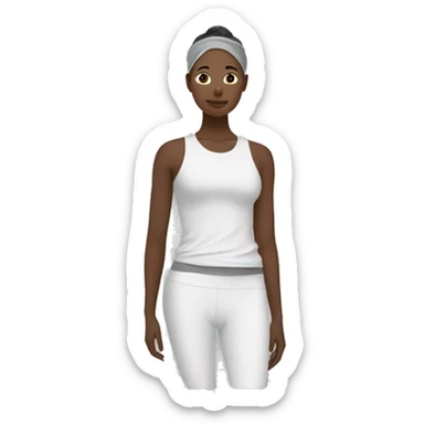 Alo yoga outfit sticker