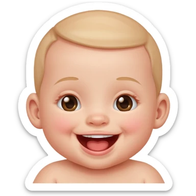 Bébé qui rigole sticker