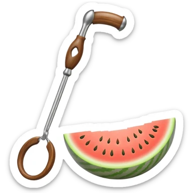 Melon baller sticker