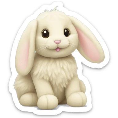 Jellycat bunny sticker