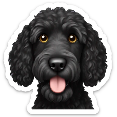 black labradoodle sticker
