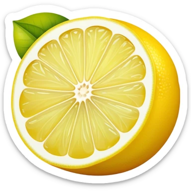 Lemon sticker