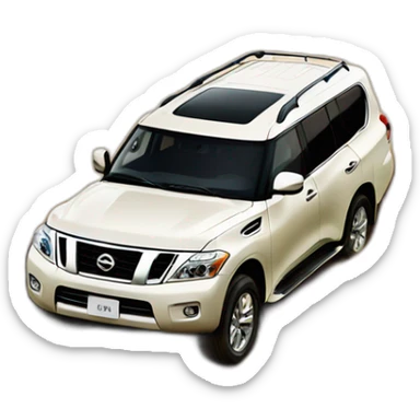 Nissan patrol on sand sticker